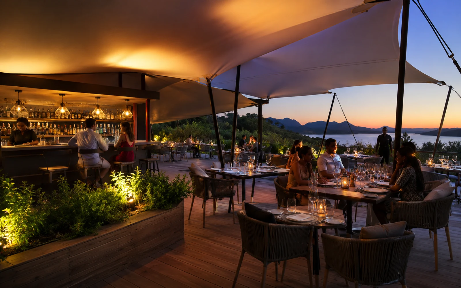 Hospitality and restaurant tents