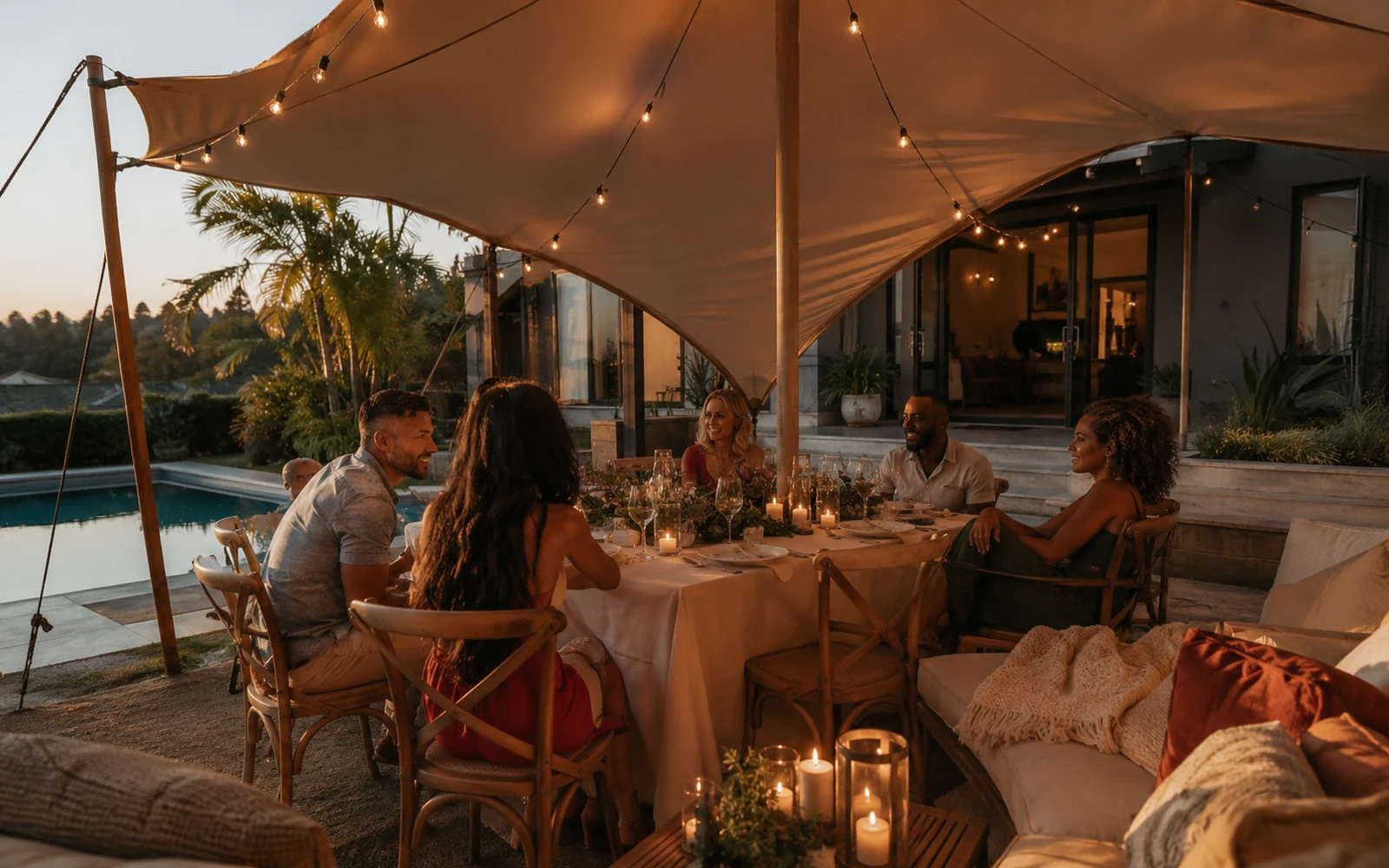 Private event tents