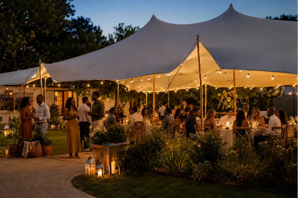 Private function stretch tent hire